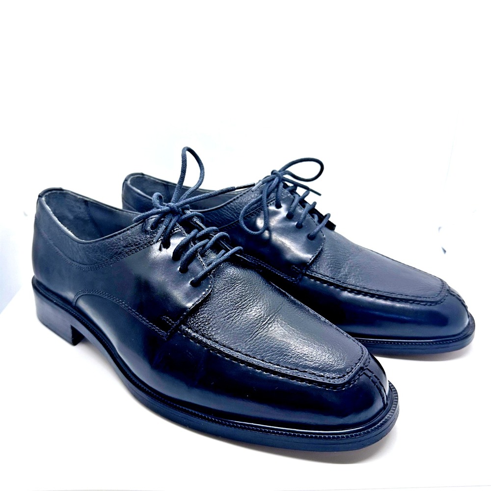 Men's‎ Florsheim Black Leather Lace Up Dress Shoes 18148-01 Size 10 D